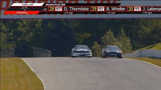 Final 2 laps of NASCAR Pinty’s race at CTMP *CRAZY FINISH*