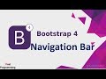 Responsive Navbar with Bootstrap 4  (hindi)