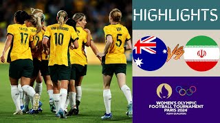 🇦🇺 Australia vs Iran 🇮🇷 Women's Olympic Qualifying 2024 Highlights | Group A