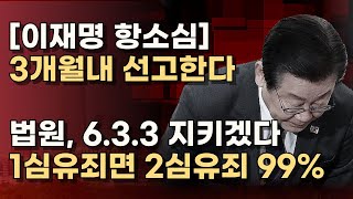 [이재명 재판상황] 하늘이 무너져도 3개월 안에 선고! 검찰, 항소이유서 이미 제출!ㅣ서정욱TV