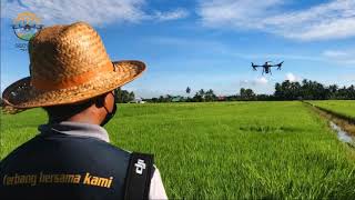 Drone Sembur Racun dan Tabur Baja