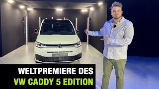 2020 VW Caddy 5 „Edition“ - Weltpremiere | Vorstellung | Exterieur | Interieur | Motoren | Test 🏁