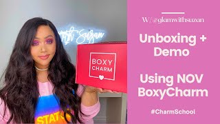 Unboxing and Demo November #Boxycharm with @GlamWithSuzan 😍❤️