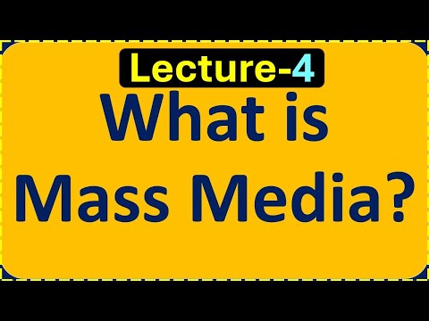Which of the following is not part of the mass media?