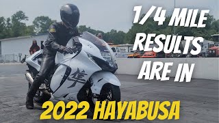 2022 Busa Goes to the 1/4 Mile Dragstrip at MIR