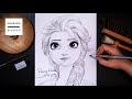 Drawing Sketch Frozen2 - Elsa [Drawing Hands]