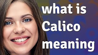 Calico | meaning of Calico