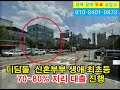 청주시 내덕동 4층 규모 상가건물 매매 2회유찰 경매 청주법원경매