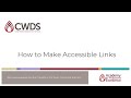 How to Make Accessible Links