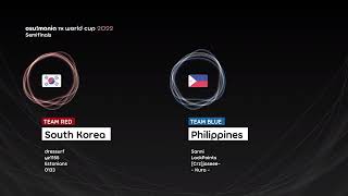 [MWC 7K 2022] Semifinals  - South Korea vs Philippines (Full Match VOD)