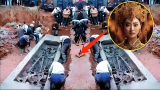 Giant ship coffin king found in Chengdu, princess revealed her true face