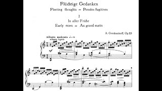 Alexander Gretchaninov - Pensees Fugitives, Op. 115