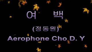 사천시 칼리오페색소폰 조동윤 여백-정동원 Calliope Saxo Mr Cho-D.Y Aerophone cover K-Pop Space-Jung-D.W