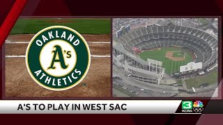 A's coming to Sacramento | Updates at 9 a.m.