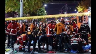 At least 120 dead after Halloween crowd surge in Seoul- terrible images