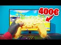 J'ai JOUÉ avec la MANETTE la PLUS CHÈRE DU MONDE sur FORTNITE ! 💲