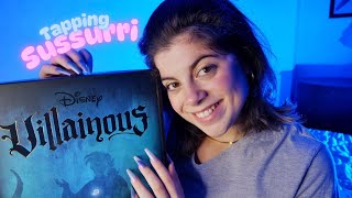 TAPPING E SUSSURRI per farti rilassare 😴| apriamo Disney Villainous insieme ASMR ITA