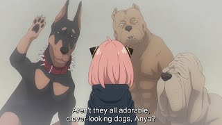 Anya's expression when she sees ugly dogs Ep 1 [ Spy x Family Part 2 ]