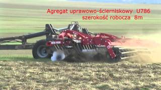 Agregat uprawowo-ścierniskowy 8m - U786 Metal-Fach