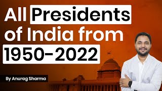 Ugc Net Political Science 2023 | All Presidents of India from 1950-2022 by Anurag Sharma