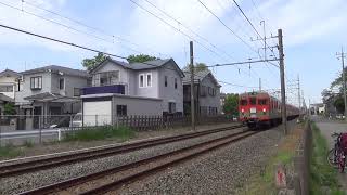 【東武野田線】東武8000系8111F(初期修繕車,原型顔) 急行 通過＠江戸川台～初石