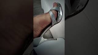 Silver sandals