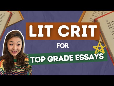 How do you use literary criticism in an essay?