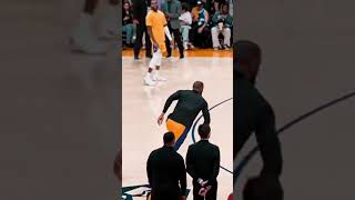LeBron James training before  😂 Los Angeles Lakers vs Houston Rockets game