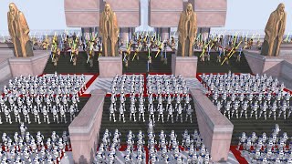501st Clones Execute ORDER 66 on Jedi Temple... - Men of War: Star Wars Mod