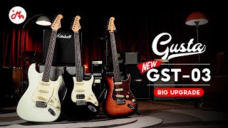 กีตาร์ไฟฟ้า Gusta GST-03 | รุ่นยอดฮิตจาก Gusta ที่อัปเกรดมาอย่างจัดเต็ม!