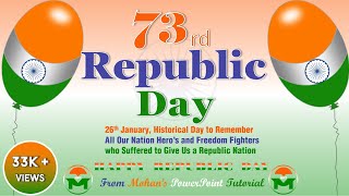 Happy Republic Day 2023 | Republic Day Status | 26 January 2023 | India Republic Day |WhatsApp Video