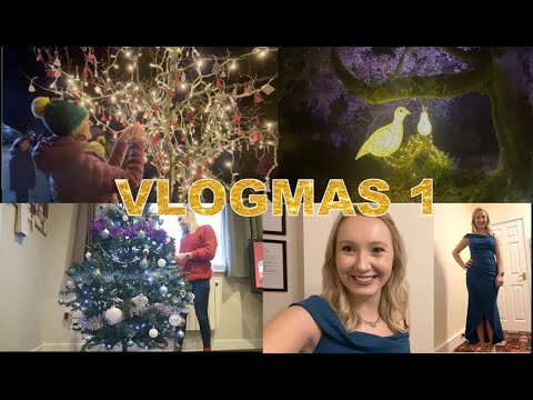 VLOGMAS 2023 Episode 1: Magical Christmas Lights, Work Christmas Party ...