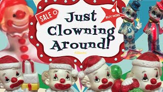 Vintage Clown Figurines For Sale Buy It Now Reasonable Offers Encouraged DM for Info