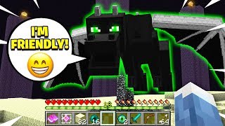 FINDING THE *FRIENDLY* ENDERDRAGON IN MINECRAFT!