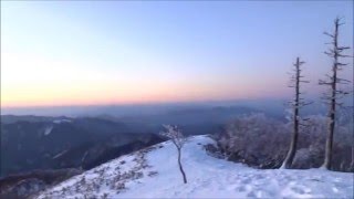 綿向山山頂　Top of the Mt. Watamuki