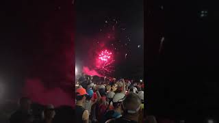 Honolulu marathon 2018 Start Fireworks / ホノルルマラソン2018 スタート 花火