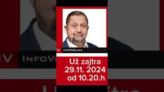 JUDr. Štefan Harabin Dopoludnie na Infovojne s Adrianom, už zajtra 29.11.24 od 10.20. hod.