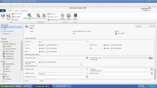 Microsoft Dynamics CRM 2011 Primary Contacts
