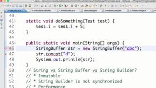 Java - String vs StringBuffer vs StringBuilder