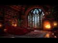 rain thunder and fireplace sounds cozy medieval castle haven to sleep 12 hours of bliss