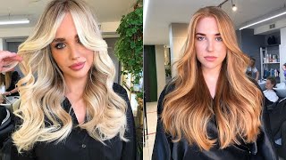 Best Hair Blonde & Brown Highlights Tutorial Videos | Dyeing Hair Blonde Techniques by Professional