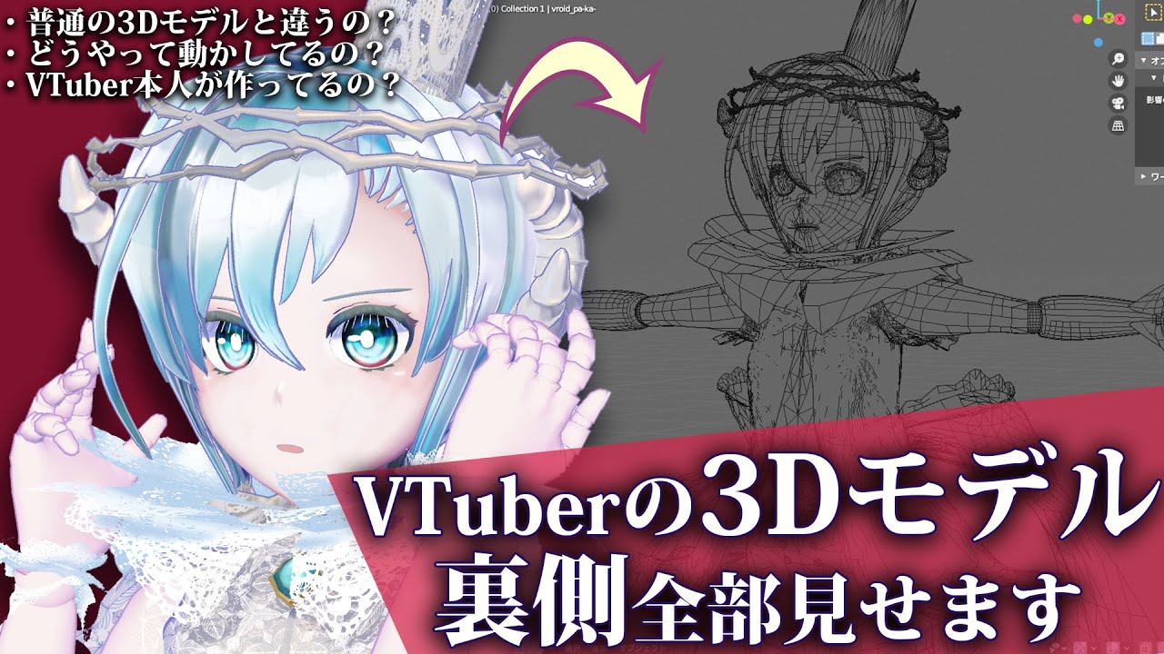 VTuberの3Dモデルの裏側を解説します - YouTube