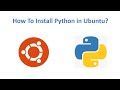 How To Install Python and  Pip in Ubuntu?