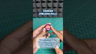 Fungsi lain tutup kaleng bekas #creatorkampung #tips #idekreatif #diy #tutorial #tipsandtricks