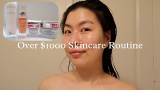 over $1000 skincare?! | dior prestige skincare review