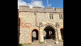 Kingsgate Winchester - 14th Century Fortified Gatehouse near the Cathedral.