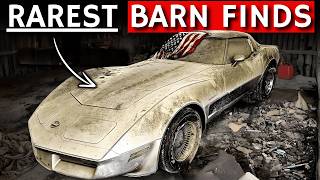 TOP 7 RAREST BARN FIND CORVETTES EVER DISCOVERED!