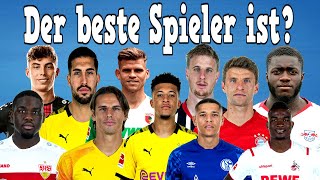 Fußball Quiz: Wer ist der beste Fußballer der 1.Bundesliga? Saison 2020/21