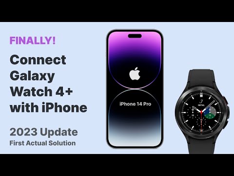FINALLY! How to Connect Galaxy Watch 4 with iPhone using Merge App 2023