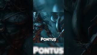 Pontus: The God of the Depths of the Sea - Marine Deities of Greek Mythology #shorts